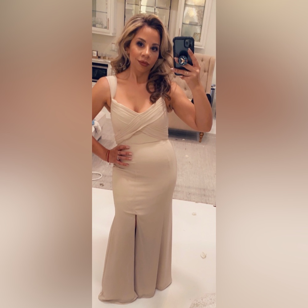 Champagne bridesmaid Dress